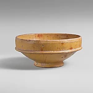 Terracotta bowl by Unknown Artist