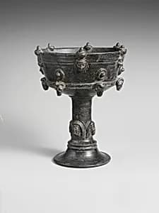 Terracotta chalice by Unknown Artist