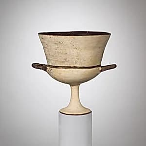 Terracotta cup by Unknown Artist