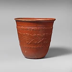 Terracotta cup by Unknown Artist