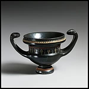 Terracotta cup-skyphos (drinking cup) by Unknown Artist