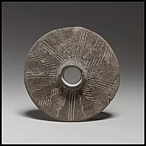 Terracotta disk by Unknown Artist