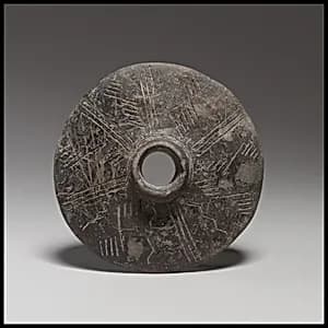 Terracotta disk by Unknown Artist