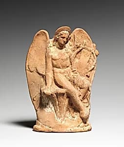 Terracotta Eros by Unknown Artist
