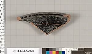 Terracotta fragment of a bowl? by Unknown Artist