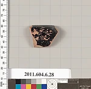 Terracotta fragment of a bowl by Unknown Artist