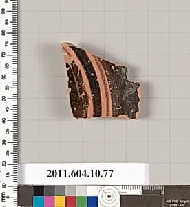 Terracotta fragment of a bowl by Unknown Artist