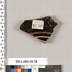 Terracotta fragment of a bowl by Unknown Artist