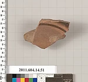 Terracotta fragment of a bowl by Unknown Artist