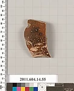 Terracotta fragment of a bowl? by Unknown Artist