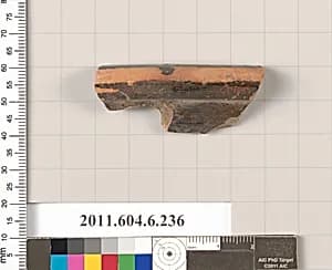 Terracotta fragment of a bowl by Unknown Artist