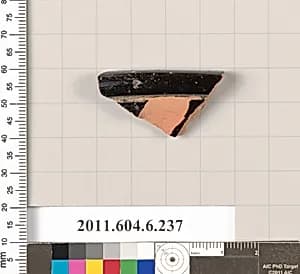 Terracotta fragment of a bowl by Unknown Artist