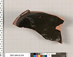 Terracotta fragment of a bowl by Unknown Artist
