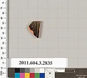 Terracotta fragment of a closed shape by Unknown Artist