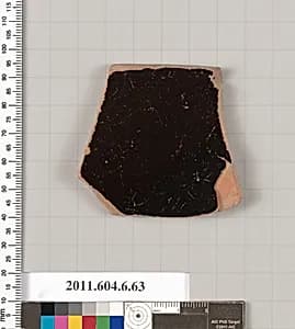 Terracotta fragment of a dish? by Unknown Artist