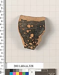 Terracotta fragment of a hydria (water jar)? by Unknown Artist