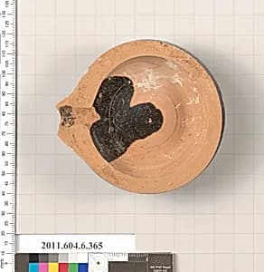 Terracotta fragment of a lamp by Unknown Artist