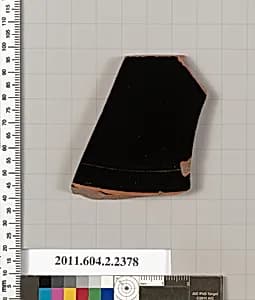Terracotta fragment of a lid by Unknown Artist
