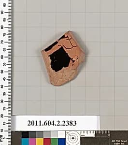 Terracotta fragment of a plate? by Unknown Artist