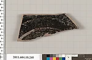 Terracotta fragment of a plate? by Unknown Artist