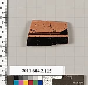 Terracotta fragment of a pot  by Unknown Artist