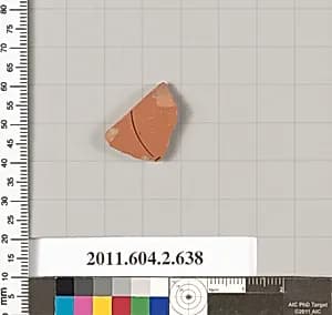Terracotta fragment of a pot by Unknown Artist