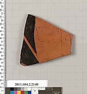 Terracotta fragment of a pot by Unknown Artist