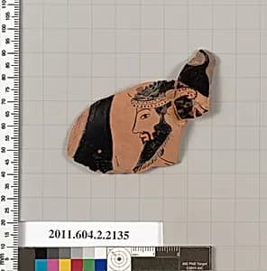 Terracotta fragment of a pot by Myson
