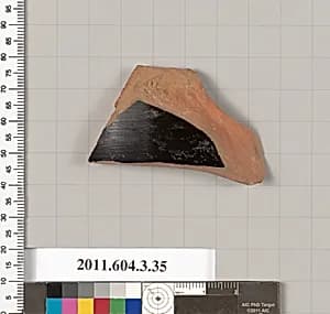 Terracotta fragment of a pot by Unknown Artist
