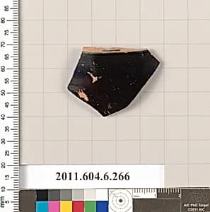 Terracotta fragment of an open shape by Unknown Artist