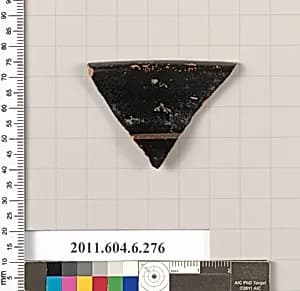 Terracotta fragment of an open shape by Unknown Artist