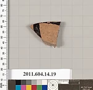 Terracotta fragment of kylix? by Unknown Artist