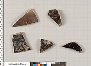 Terracotta fragments from open shapes by Unknown Artist