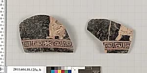 Terracotta fragments of a closed shape by Unknown Artist