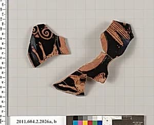 Terracotta fragments of a strainer by Unknown Artist