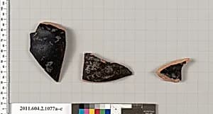 Terracotta fragments of closed shapes by Unknown Artist