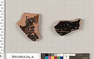 Terracotta fragments of closed shapes by Unknown Artist