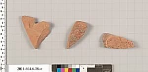 Terracotta fragments of closed shapes by Unknown Artist
