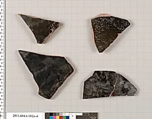 Terracotta fragments of closed shapes by Unknown Artist