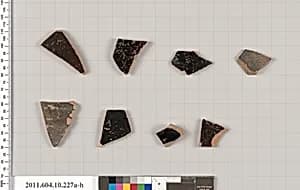 Terracotta fragments of closed shapes by Unknown Artist