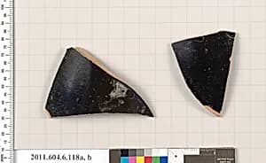Terracotta fragments of closed shapes  by Unknown Artist