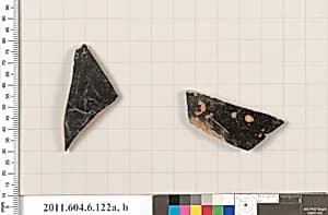 Terracotta fragments of closed shapes  by Unknown Artist