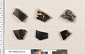 Terracotta fragments of closed shapes  by Unknown Artist