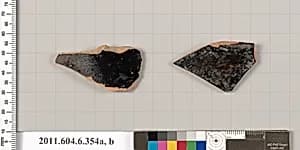 Terracotta fragments of closed shapes by Unknown Artist