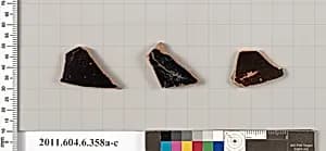 Terracotta fragments of closed shapes by Unknown Artist