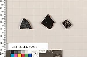 Terracotta fragments of closed shapes by Unknown Artist