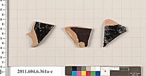 Terracotta fragments of closed shapes by Unknown Artist