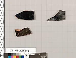 Terracotta fragments of closed shapes by Unknown Artist
