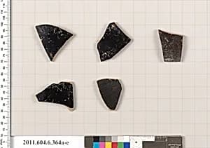 Terracotta fragments of closed shapes by Unknown Artist