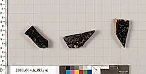 Terracotta fragments of closed shapes by Unknown Artist